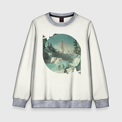 Детский свитшот Необычное окно