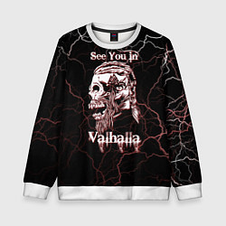 Свитшот детский Ragnarr, цвет: 3D-белый