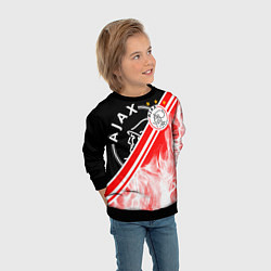 Свитшот детский FC AJAX AMSTERDAM ФК АЯКС, цвет: 3D-черный — фото 2