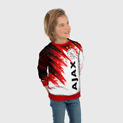 Свитшот детский FC AJAX AMSTERDAM ФК АЯКС, цвет: 3D-красный — фото 2