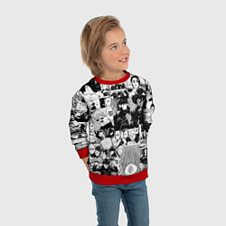 Свитшот детский Магическая Битва, цвет: 3D-красный — фото 2