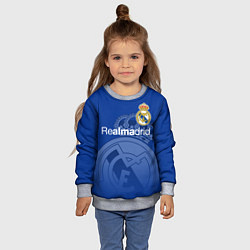 Свитшот детский REAL MADRID РЕАЛ МАДРИД, цвет: 3D-меланж — фото 2