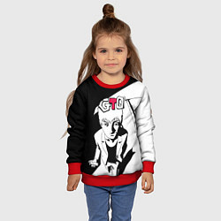 Свитшот детский GTO, цвет: 3D-красный — фото 2