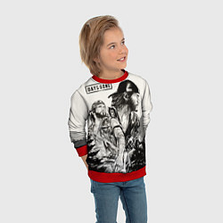 Свитшот детский Days Gone, цвет: 3D-красный — фото 2