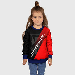 Свитшот детский АТЛЕТИКО МАДРИД ATLETICO, цвет: 3D-синий — фото 2