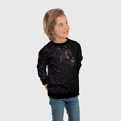 Свитшот детский Леопард, цвет: 3D-черный — фото 2
