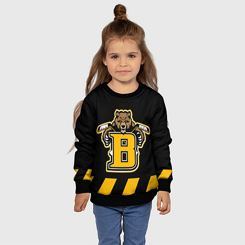 Детский свитшот BOSTON BRUINS / 3D-Черный – фото 4