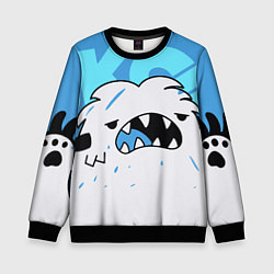 Свитшот детский SK8 the Infinity Скейт Ланги, цвет: 3D-черный