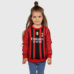 Свитшот детский Ибрагимович Милан 20212022, цвет: 3D-красный — фото 2