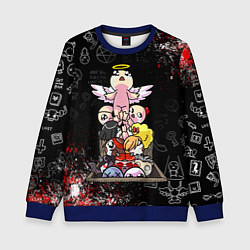 Свитшот детский The Binding of Isaac ИСААК, цвет: 3D-синий