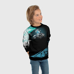 Свитшот детский BMW, цвет: 3D-черный — фото 2