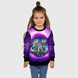 Свитшот детский Ratchet & Clank 2 Rift Apart, цвет: 3D-черный — фото 2