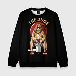 Свитшот детский THE DUDE Big Lebowski, цвет: 3D-черный