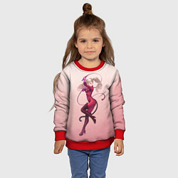 Свитшот детский Милая Энн, цвет: 3D-красный — фото 2