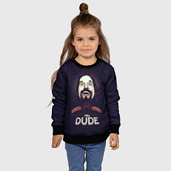 Свитшот детский Большой Лебовский The Dude, цвет: 3D-черный — фото 2