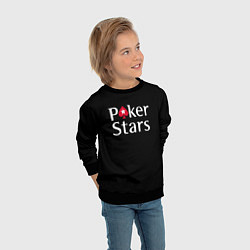 Свитшот детский Poker Stars, цвет: 3D-черный — фото 2