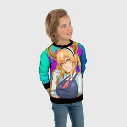 Свитшот детский Тору, цвет: 3D-черный — фото 2