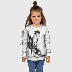Свитшот детский BW Elly, цвет: 3D-белый — фото 2