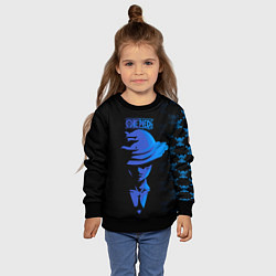 Свитшот детский Манки Д Луффи One Piece, цвет: 3D-черный — фото 2