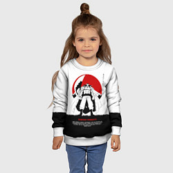 Свитшот детский Эдвард Ньюгейт One Piece Большой куш, цвет: 3D-белый — фото 2