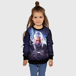 Свитшот детский THE WITCHER GERALT OF RIVIA, цвет: 3D-черный — фото 2