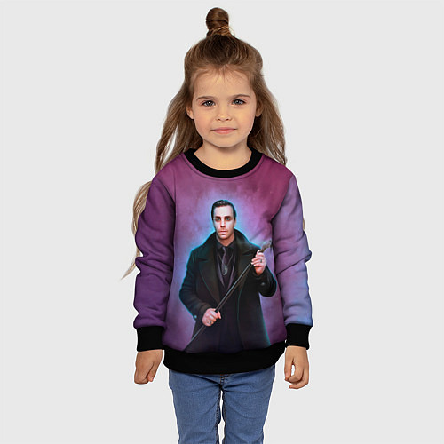 Детский свитшот Тилль / 3D-Черный – фото 4