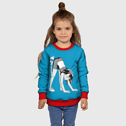 Свитшот детский Nagatoro Stretching, цвет: 3D-красный — фото 2