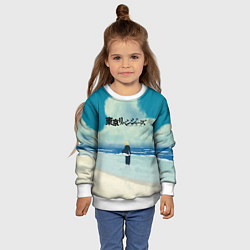 Свитшот детский МАЙКИ В ОДИНОЧЕСТВЕ, цвет: 3D-белый — фото 2