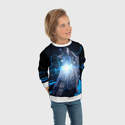 Свитшот детский Баджи На Байке, цвет: 3D-белый — фото 2