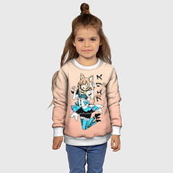 Свитшот детский Феликс Аргайл, Re: Zero, цвет: 3D-белый — фото 2