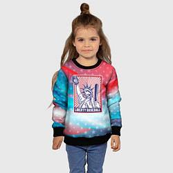 Свитшот детский Бейсбол Liberty city, цвет: 3D-черный — фото 2