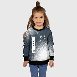 Свитшот детский Мазда - Спрей, цвет: 3D-черный — фото 2