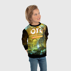 Свитшот детский Ori and the Will of the Wisps, цвет: 3D-черный — фото 2
