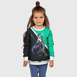 Свитшот детский XIAO СЯО ГЕНШИН, цвет: 3D-белый — фото 2