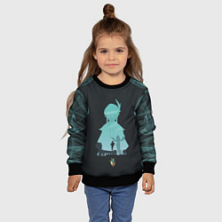 Свитшот детский ВЕНТИ VENTI ГЕНШИН, цвет: 3D-черный — фото 2