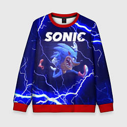 Свитшот детский SONIC СОНИК Z, цвет: 3D-красный
