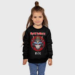 Свитшот детский Iron Maiden, Senjutsu, цвет: 3D-черный — фото 2