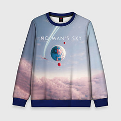 Свитшот детский No mans sky, цвет: 3D-синий