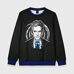 Свитшот детский Питер Капальди, цвет: 3D-синий