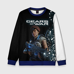 Свитшот детский GEARS OF WAR ШЕСТЕРЕНКИ Z, цвет: 3D-синий
