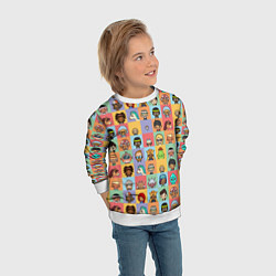 Свитшот детский Toca Life Worl, цвет: 3D-белый — фото 2