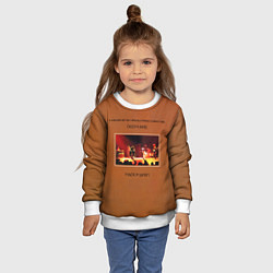 Свитшот детский Made in Japan - Deep Purple, цвет: 3D-белый — фото 2