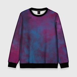 Свитшот детский Космическое свечение, цвет: 3D-черный