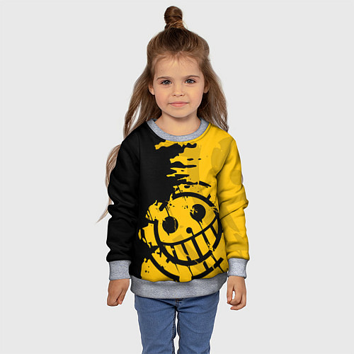 Детский свитшот ONE PIECE PIRATES ПИРАТЫ / 3D-Меланж – фото 4