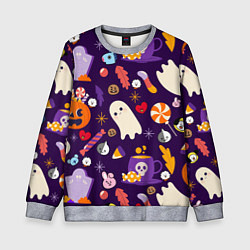 Детский свитшот HALLOWEEN BTS BT21 PATTERN БТ21 БТС ХЕЛЛОУИН