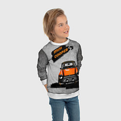 Свитшот детский Maшина Mini, цвет: 3D-белый — фото 2