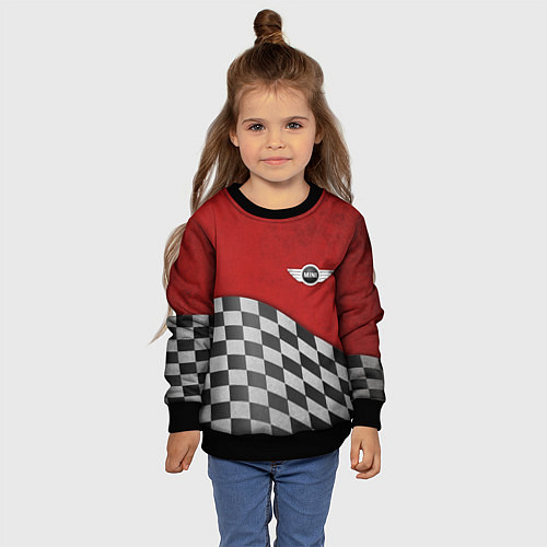 Детский свитшот Финиш Cooper / 3D-Черный – фото 4