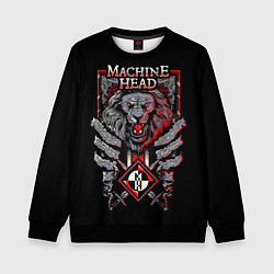 Свитшот детский Machine Head - Lion Heart, цвет: 3D-черный