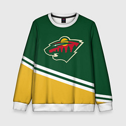 Свитшот детский Minnesota Wild NHL, цвет: 3D-белый