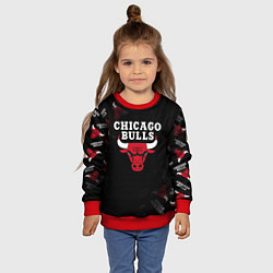 Свитшот детский ЧИКАГО БУЛЛС БЫКИ CHICAGO BULLS, цвет: 3D-красный — фото 2